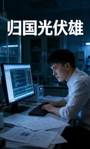 短剧《归国光伏雄》海报