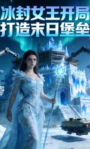 短剧《冰封女王开局打造末日堡垒》海报