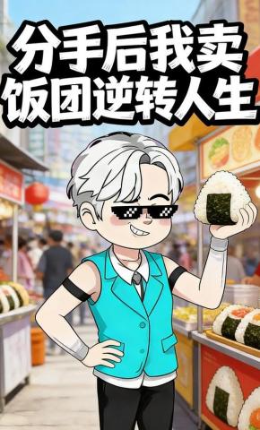 短剧《分手后我卖饭团逆转人生》海报