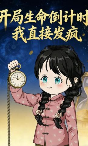 短剧《开局生命倒计时，我直接发疯》海报