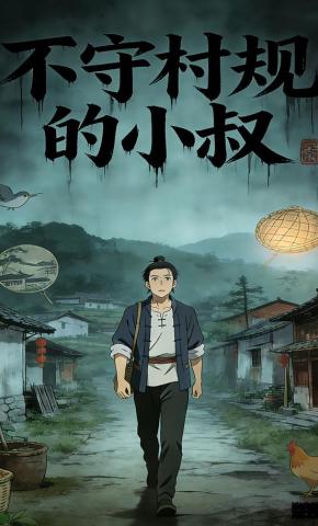 短剧《不守村规的小叔》海报