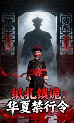 短剧《纸扎镇诡：华夏禁行令》海报