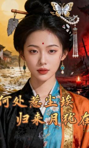 短剧《何处惹尘埃，归来月犹在》海报