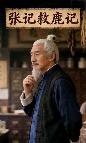 短剧《张记救鹿记》海报