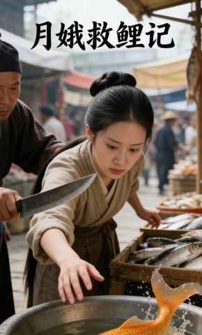 短剧《月娥救鲤记》海报