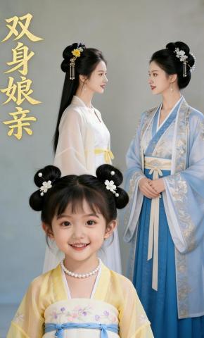 短剧《双身娘亲》海报