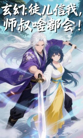 短剧《玄幻：徒儿信我，师叔啥都会！》海报