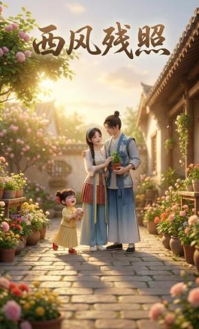 短剧《西风残照》海报