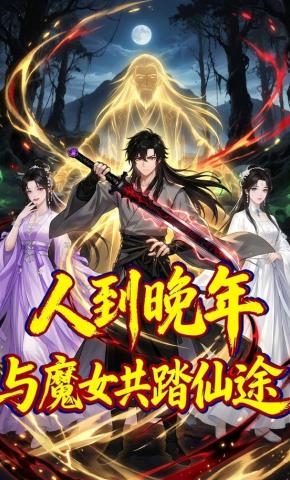 短剧《人到晚年：与魔女共踏仙途》海报