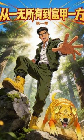 短剧《从一无所有到富甲一方》海报