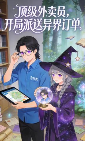 短剧《顶级外卖员，开局派送异界订单》海报