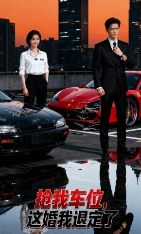 短剧《抢我车位，这婚我退定了》海报