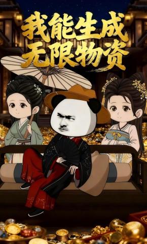 短剧《我能生成无限物资》海报