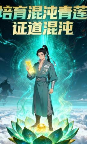 短剧《培育混沌青莲，证道混沌》海报