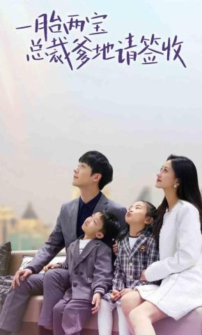 短剧《一胎两宝:总裁爹地请签收》海报