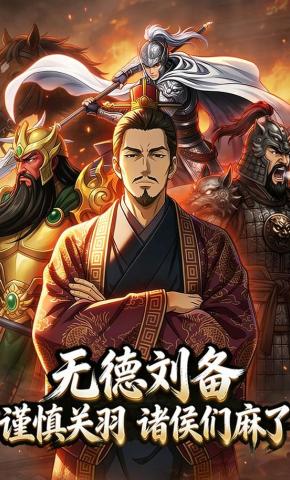 短剧《无德刘备，谨慎关羽，诸侯们麻了》海报