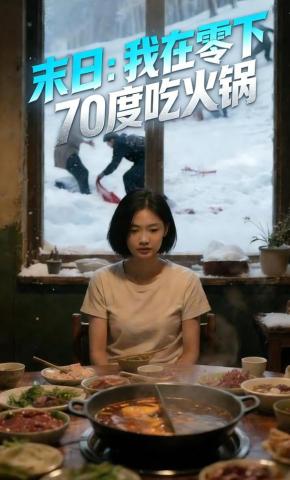 短剧《末日：我在零下70度吃火锅》海报