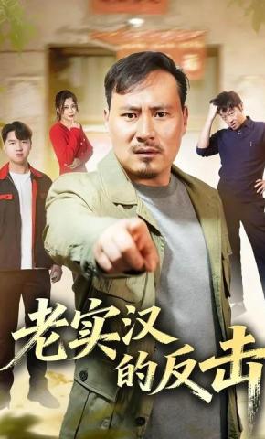 短剧《老实汉的反击》海报