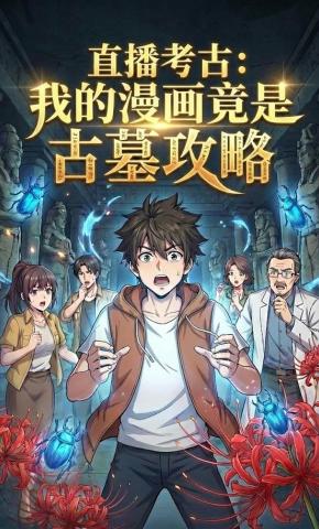 短剧《直播考古：我的漫画竟是古墓攻略》海报