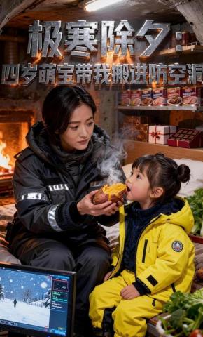 短剧《极寒除夕：四岁萌宝带我搬进防空洞》海报