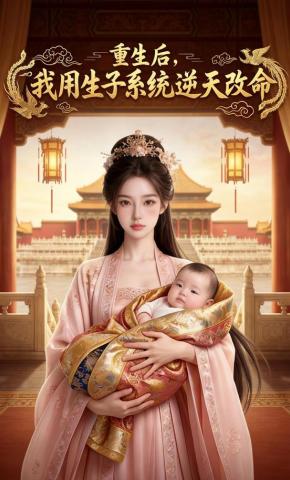 短剧《重生后，我用生子系统逆天改命》海报