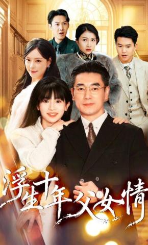 短剧《浮生十年父女情》海报