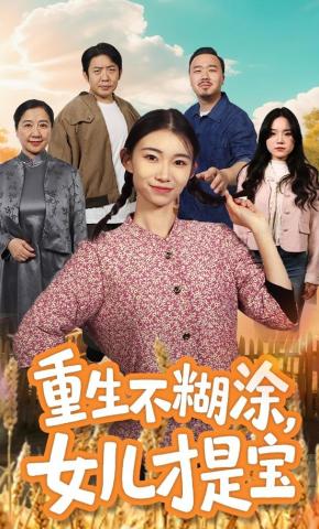 短剧《重生不糊涂，女儿才是宝》海报