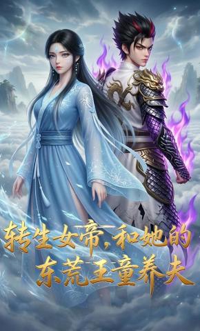 短剧《转生女帝，和她的东荒王童养夫》海报