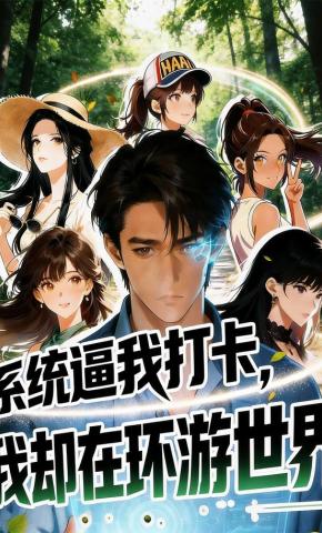 短剧《系统逼我打卡，我却在环游世界》海报