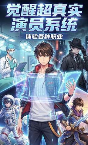 短剧《觉醒超真实演员系统，体验各种职业》海报