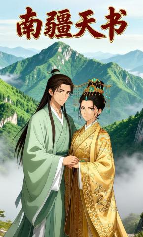 短剧《南疆天书》海报