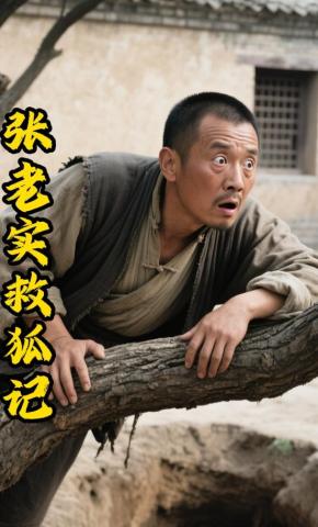 短剧《张老实救狐记》海报