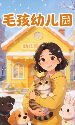 短剧《毛孩幼儿园》海报
