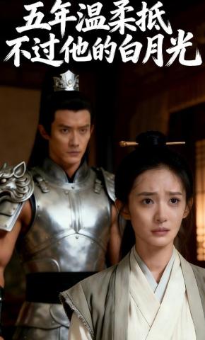 短剧《五年温柔抵不过他的白月光》海报