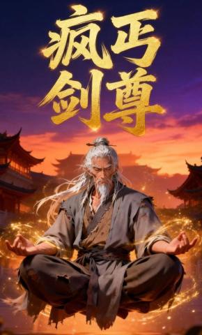 短剧《疯丐剑尊》海报