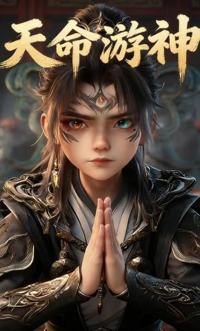 短剧《天命游神》海报