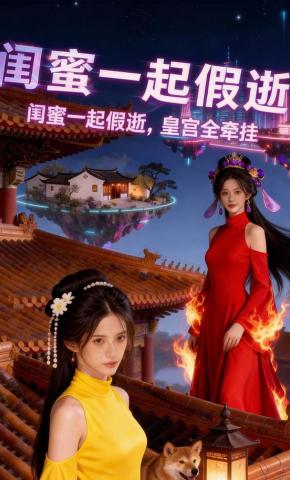 短剧《闺蜜一起假逝，皇宫全牵挂》海报