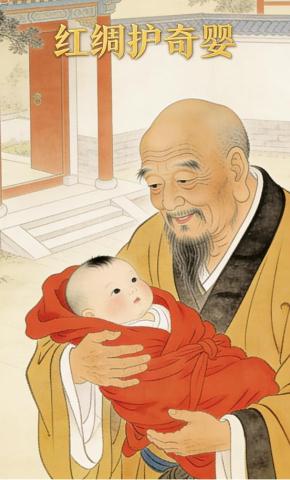 短剧《红绸护奇婴》海报