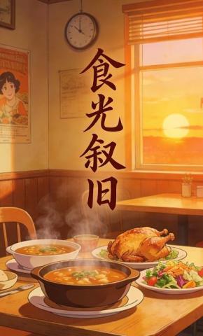 短剧《食光叙旧》海报