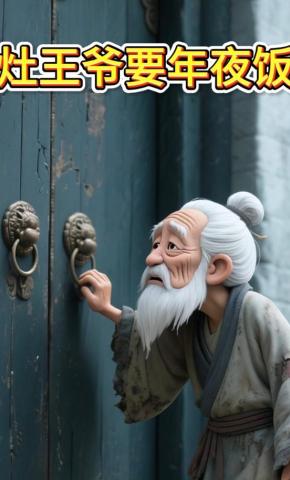 短剧《灶王爷要年夜饭》海报