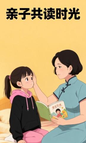 短剧《亲子共读时光》海报