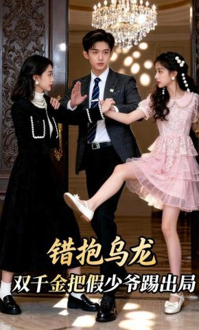 短剧《错抱乌龙：双千金把假少爷踢出局》海报