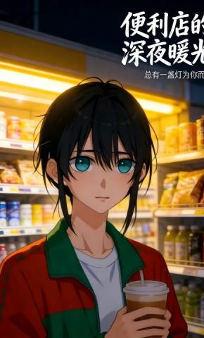 短剧《便利店的深夜暖光》海报