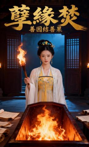 短剧《孽缘焚 善因结善果》海报