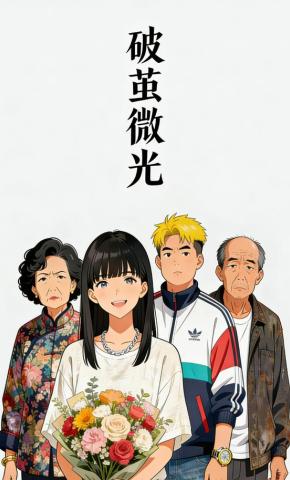 短剧《破茧微光》海报