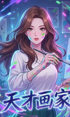 短剧《天才画家》海报