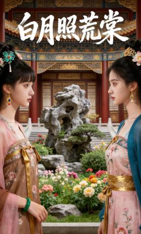 短剧《白月照荒棠》海报