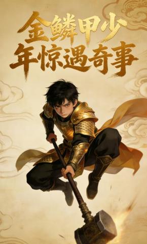 短剧《金鳞甲少年惊遇奇事》海报