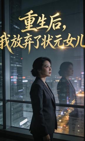 短剧《重生后，我放弃了状元女儿》海报