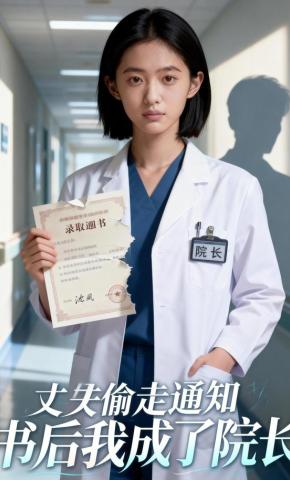短剧《丈夫偷走通知书后我成了院长》海报